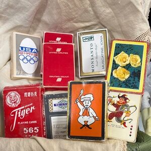 Vintage Playing Cards Lot